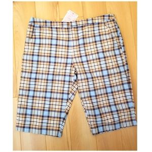 BNWT Plaid Shorts size 6